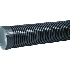 Uponor Sadevesiviemäri Muhviputki 160/140 6 m SN8 PE musta Hot