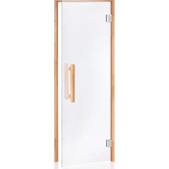 Saunan lasiovi Glass Comfort, leppäkarmi, eri kokoja, eri värejä - Andres Discount