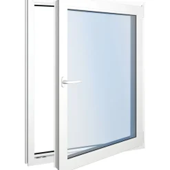 Seicom Classic DK 3K 3-lasinen kippi-ikkuna, PVC, A-malli, leveys 600 mm Discount