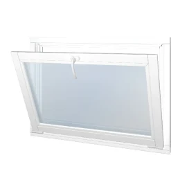 Classic 2K 2-lasinen alasaranoitu kippi-ikkuna, puu, leveys 710-1000mm - Seicom Sale