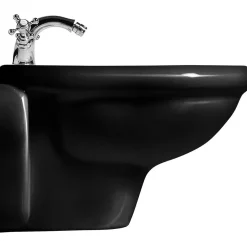 Lavabo Seinä-bidee Retro, kiiltävä musta
