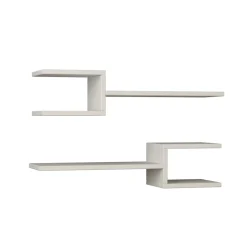 Seinähylly Fork, valkoinen - Linento Furniture New