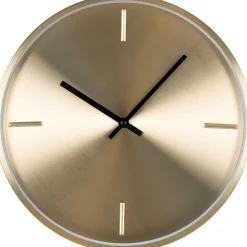 Seinäkello Istanbul, ø30cm, hiljainen käynti, kulta - House Nordic Online