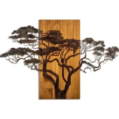 Linento Furniture Seinäkoriste Acacia Tree, monivärinen Hot