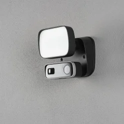 Konstsmide Seinävalaisin Smartlight 7867-750 musta 10W kamera kaiutin mikrofoni Discount