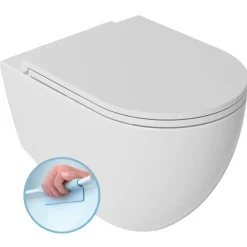 Interia Seinä-WC-istuin Infinity Rimless, huuhtelukaulukseton, matta, eri värejä Sale