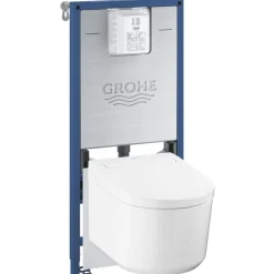 Seinä-WC-paketti Rapid SLX 4-in-1, valkoinen - Grohe New