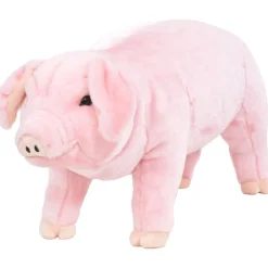 FinePRICE Seisova pehmolelu sika vaaleanpunainen XXL Online