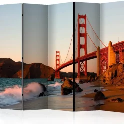 Artgeist Sermi Golden Gate Bridge - sunset San Francisco II 225x172cm