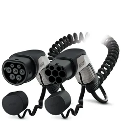 Sähköauton latauskaapeli EV-T2G3PC-3AC32A-4, Type2, 3-vaihe, 32A, 4m kierteinen kaapeli - Phoenix Contact Hot