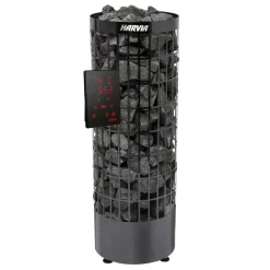 Sähkökiuas Cilindro Xenio PC70XE Black Steel 7 kW 6-10 m³ erillinen ohjaus - Harvia Best
