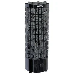 Sähkökiuas Cilindro PC70 Black Steel 7 kW 6-10 m³ kiinteä ohjaus - Harvia New