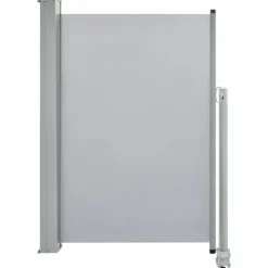 Sisäänvedettävä terassin sivumarkiisi 120 x 300 cm harmaa - FinePRICE Sale