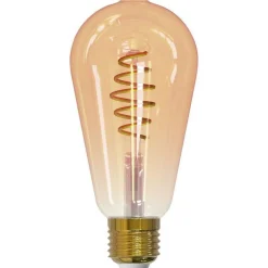 Sisustuslamppu SmartHome ST64 Edison, 4.9W, E27, 350lm, 1800-3000K, amber - Airam Hot