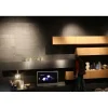 Sisustuslevy 610x1220 mm Musta sileä - Slate Lite Best