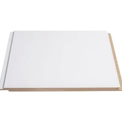 Sisustuspaneeli STP-0, 8x195x2070mm, mdf, ympäripontattu, valkoinen E0 - Aarni Clearance