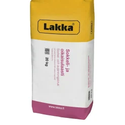 Sokkeli- ja oikaisulaasti Lakka, 20kg - Lakka Rakennustuotteet Sale