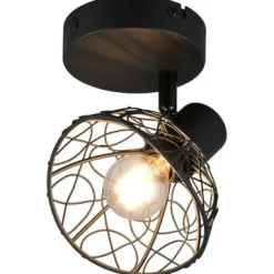 Spottivalaisin Yako 1-osainen E14 mattamusta - Trio Outlet