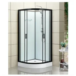 Suihkukaappi Kyffe 900x900 mm musta - Bathlife Hot
