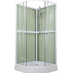 Suihkukaappi Aurora Round 90 x 90 x 195 cm - Sunwind Clearance