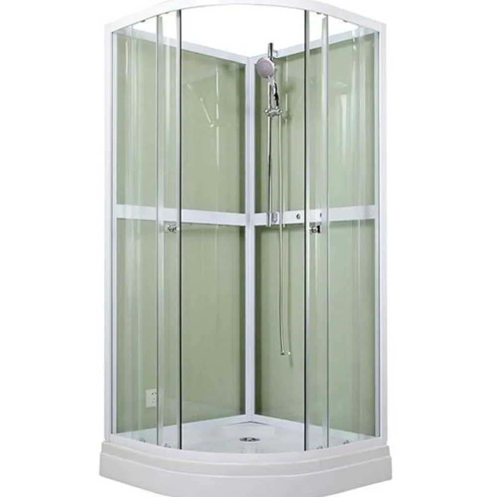 Suihkukaappi Aurora Round 90 x 90 x 195 cm - Sunwind Clearance