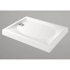 Suihkukulman allas S0019-SET kivimassa 120x80cm valkoinen - Interia Discount