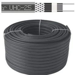 Sulanapitokaapeli itsesäätyvä UHC‑25, 25 W/m, 100m, musta - Grand Meyer Online