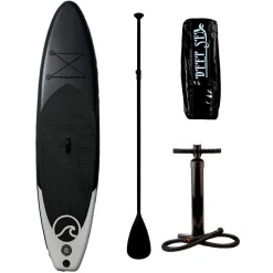 Deep Sea SUP-lautasetti Pro ilmatäytteinen 300 cm 15 PSI musta