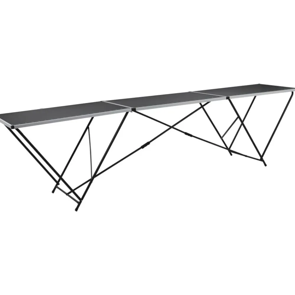 FinePRICE Taittuva tapetointipöytä mdf ja alumiini 300x60x78 cm Hot