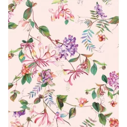 Tapetti Flora köynnös, vinyylipinta, eri värejä - Tapetit.fi Discount