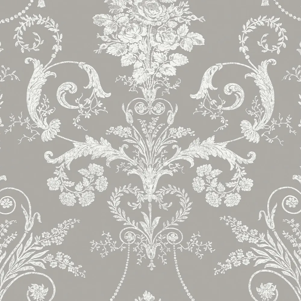 Laura Ashley Tapetti 113383 Josette Steel, maalaisromanttinen, harmaa Online