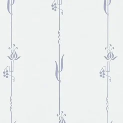 Sandudd Tapetti Isoäidin aikaan 4834-1, 0,46x10,05m, Art Deco, jugend, vaaleansininen, non-woven Outlet