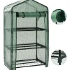 3-tasoinen minikasvihuone 69x49x125 cm - FinePRICE Clearance