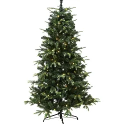 Tekojoulukuusi Viga 140cm PE/PVC LED-valoilla - Nordic Winter New