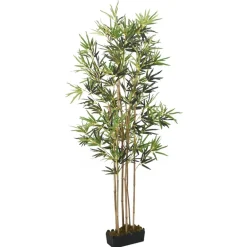 Tekokasvi bambupuu 120cm, 552 lehteä, vihreä - FinePRICE