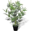 FinePRICE Tekokasvi Bambupuu Ruukussa 80 cm New