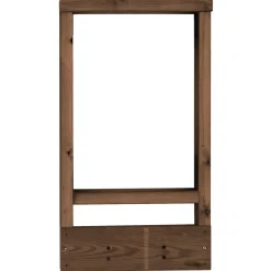 Terassielementti Puolikasaita suora T33R ruskea - Tammiston puu Clearance