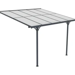 Terassikatos 313x300x225-270cm harmaa - Fornorth Sale