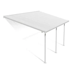 Terassikatos Feria 3 x 5,5 m valkoinen/kirkas - Palram-Canopia New