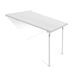 Palram-Canopia Terassikatos Feria 3x3 m valkoinen/kirkas
