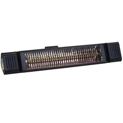 Terassilämmitin Eco Plus-line 2000W kaukosäädin musta - HEAT1