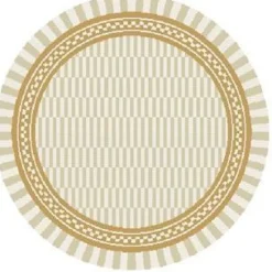 Terassimatto Rory, Ø120cm, keltainen - Hillerstorp New