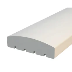 Palmako Terassin aitakaide 34x120x4200 mm kaareva valkoinen 5 kpl/pkt Sale