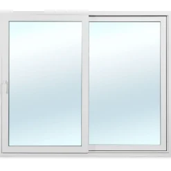 Terassin liukuovi Superior SU3K PVC 2-osainen 3-lasinen mittatilausovi - Seicom Outlet