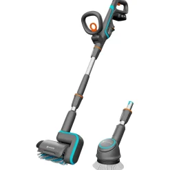 Gardena Terassipesuri AquaBrush Universal P4A 18V 2,5 Ah akulla + yleisharja New