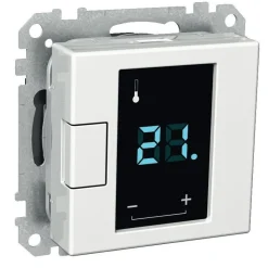 Termostaatti kosketusnäytöllä 5/50 16A 230VAC IP20 USE valkoinen Exxact - Schneider Electric Online