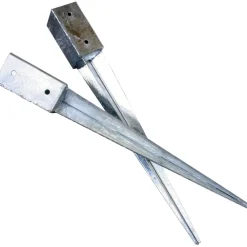 Tolpan maakiila 71x71x750mm galvanoitu - Hortus Hot
