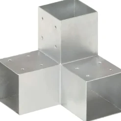 FinePRICE Tolppaliitin Y-muoto galvanoitu metalli 91x91mm Online