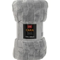 Torkkupeitto CARA 150x200 cm, harmaa - Home4you Outlet