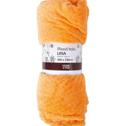Torkkupeitto LIISA XL 200x230 cm, oranssi - Home4you